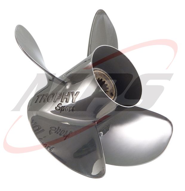 NEW Mercury OEM Trophy Sport Propeller 48878614A46 10 5/8 X 13 RH SS 4